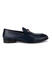 Navy Blue Plain Braided Loafers